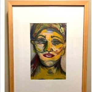 framed original artwork acrylic framed 19”x15”